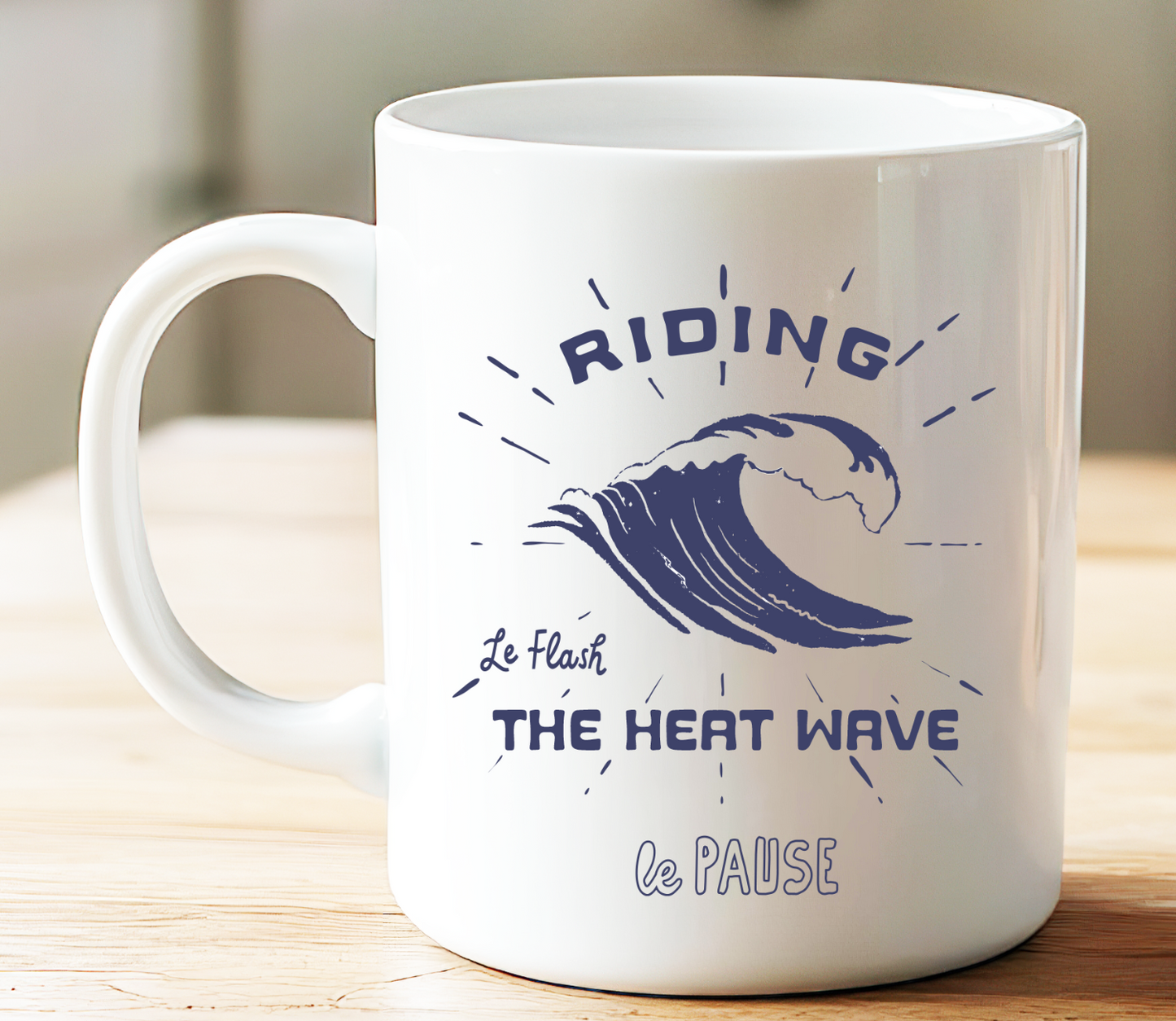 Mug, Riding the Heatwave